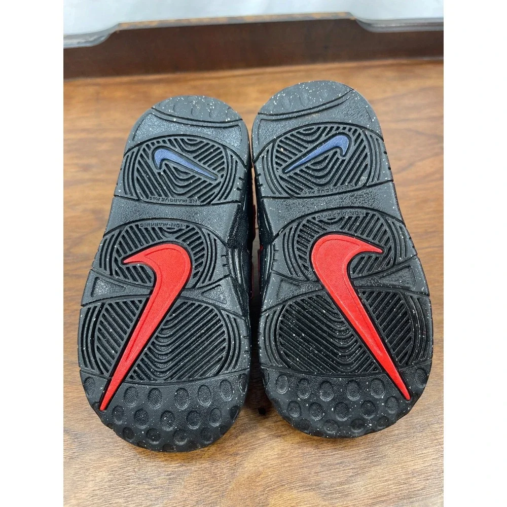 Kids Nike Air More Uptempo Shoes Youth Size 8C Basketball DM0020-001 Sneakers